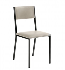 Naber Tablon Sienna 1K Stuhl, Gestell schwarz, Bezug ecru, 3038180