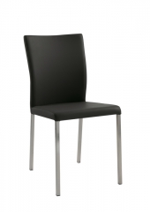 Naber Tablon Daimo 1K Stuhl, Gestell Edelstahl, Bezug anthrazit dunkel, 3038193