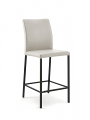 Naber Tablon Borsa 2K Hocker, Gestell schwarz, Bezug creme, 3038354