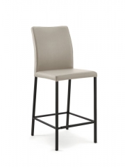 Naber Tablon Borsa 2K Hocker, Gestell schwarz, Bezug ecru, 3038357