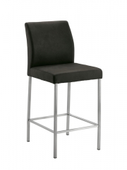 Naber Tablon Barile 2WS Hocker, Gestell Edelstahl, Bezug hellgrau, 3037314