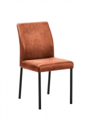 Naber Tablon Barile 1WS Stuhl, Gestell schwarz, Bezug braun, 3037433