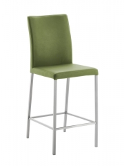 Naber Tablon Borsa 2L Hocker, Gestell Edelstahl, Bezug Echtleder gr�n, 3038405