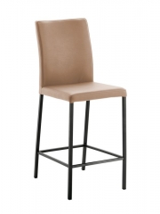 Naber Tablon Borsa 2L Hocker, Gestell schwarz, Bezug Echtleder camel, 3038412