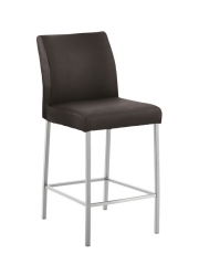 Naber Tablon Barile 2L Hocker, Gestell Edelstahl, Bezug Echtleder caffee, 3038146