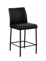 Naber Tablon Barile 2L Hocker, Gestell schwarz, Bezug Echtleder schwarz, 3038150