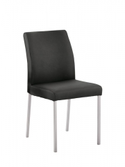 Naber Tablon Barile 1L Stuhl, Gestell Edelstahl, Bezug Echtleder anthrazit, 3038371