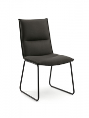 Naber Tablon Mila K Stuhl, Gestell schwarz, Bezug dunkelgrau, 3038264