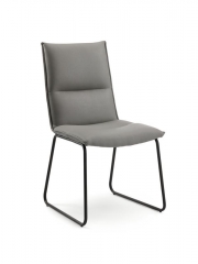 Naber Tablon Mila K Stuhl, Gestell schwarz, Bezug hellgrau, 3038266