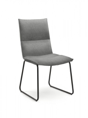 Naber Tablon Mila S Stuhl, Gestell schwarz, Bezug hellgrau, 3038284