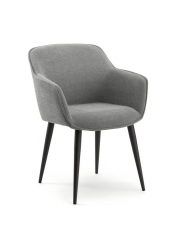 Naber Tablon Ella S Stuhl, Gestell schwarz, Bezug hellgrau, 3038244