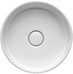 Naber Patera 40, Aufsatzwaschbecken Keramik rund, weiss gl�nzend, 1091100