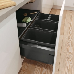 Naber Selectakit Cox� Base 360 S/900-4 Abfallsammler f�r Frontausz�ge, ohne Biodeckel, anthrazit, 8013550