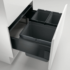 Naber Selectakit Cox� Base 360 K/600-3 Abfallsammler f�r Frontausz�ge, mit Biodeckel, anthrazit, 8013509