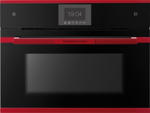 K�ppersbusch CBD 6550.0 S8 AirFry, Kompakt-Backofen schwarz / Hot Chili, mit 5 Jahren Garantie!