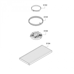 Neff Starterset f�r Umluftbetrieb f�r Flachschirmhauben, Z51ITI1X4