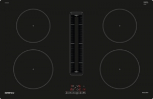 Constructa CV430235, Induktionskochfeld mit Dunstabzug, rahmenlos, 80 cm, mit 5 Jahren Garantie!