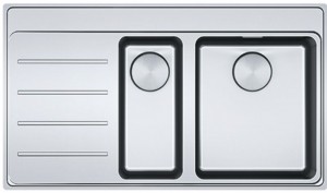 Franke Mythos MYX 251 A, Flachrand, Edelstahl geb�rstet, Becken rechts, 127.0642.077