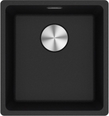 Franke Maris MRG 210/110-37 Fragranit+, fl�chenb�ndig Unterbau, Druckknopfventil, Onyx, 114.0658.183