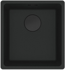 Franke Maris MRG 210/110-37 Fragranit+, fl�chenb�ndig Unterbau, Drehexcenter, Black Matt - Black Collection, 114.0659.110