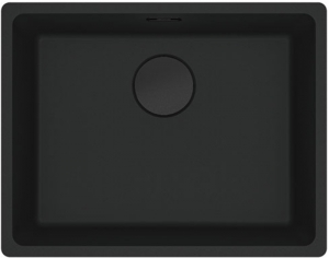 Franke Maris MRG 210/110-52 Fragranit+, fl�chenb�ndig Unterbau, Handbet�tigung, Black Matt - Black Collection, 114.0658.570