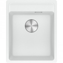 Franke Maris MRG 610-37 A Fragranit+, Einbausp�le Armaturenbank, Handbet�tigung, Glacier, 114.0658.219