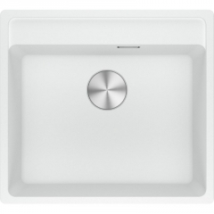 Franke Maris MRG 610-52 A Fragranit+, Einbausp�le Armaturenbank, Handbet�tigung, Glacier, 114.0658.301