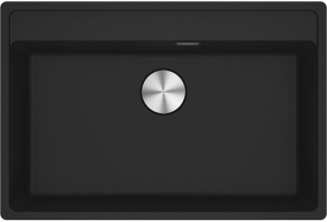 Franke Maris MRG 610-72 A Fragranit+, Einbausp�le Armaturenbank, Handbet�tigung, Black matt, 114.0658.331