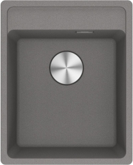 Franke Maris MRG 210/110-37 A Fragranit+, fl�chenb�ndig Unterbau, Armaturenbank, Handbet�tigung, Steingrau, 114.0659.054