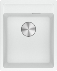 Franke Maris MRG 210/110-37 A Fragranit+, fl�chenb�ndig Unterbau, Armaturenbank, Handbet�tigung, Glacier, 114.0659.055