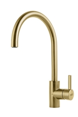 Franke Eos Neo Einhebelmischer, Hochdruck Festauslauf, Edelstahl Champagne Gold, 115.0628.252