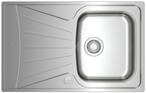 Teka STARBRIGHT 45 E-XP 1B 1D AUTO, Edelstahl-Einbausp�le 45 cm, 115120022