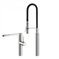 KWC Ono Highflex 5, Einhebelmischer chrom, Hochdruck Schlauchbrause, 5022108