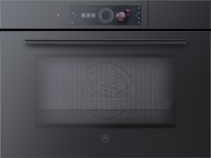 V-ZUG CombiSteamer V6000 45M PowerSteam, Kombinations-Dampfbackofen, Spiegelglas schwarz, WLAN, 2304100007, mit 5 Jahren Garantie!