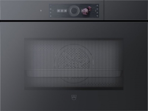 V-ZUG CombiSteamer V6000 45M PowerSteam, Kombi-Dampfbackofen, AutoDoor, Spiegelglas schwarz, WLAN, 2304700004, mit 5 Jahren Garantie!