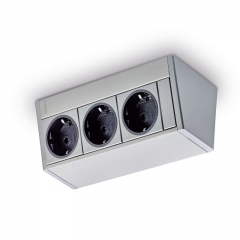 Naber Evoline� R Dock, Steckdosenelement silberfarbig, 8031146