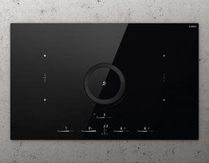 Elica Nikolatesla Switch Glow BL/A/83 Muldenl�ftung, Induktion, schwarz, Abluft, PRF0183880. 5 Jahre Garantie!