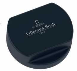 Villeroy & Boch Abdeckkappe rund f�r Einzeldrehgriff, schwarz matt, 94052606