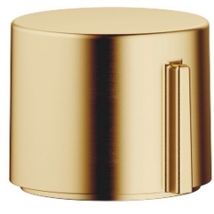 Dornbracht Exzenterbet�tigung mit Drehknopf, (ohne Rosette) Messing geb�rstet, 10712970-28