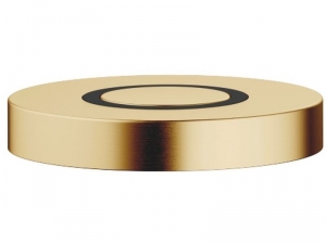 Dornbracht Air Switch Bedienknopf f�r M�llzerkleinerer, rund, Messing geb�rstet, 10713970-28