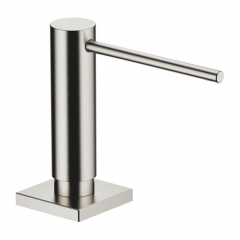 Dornbracht Einbau-Sp�lmittelspender, mit eckiger Rosette, Platin geb�rstet, 82439970-06