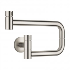 Dornbracht Tara Ultra POT FILLER Kaltwasserventil, Hochdruck, Platin geb�rstet, 30805875-06
