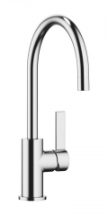 Dornbracht Tara Ultra Einhebelmischer, Bar Tap, Hochdruck, Chrom geb�rstet, 33805875-93
