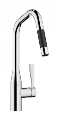 Dornbracht Sync Pull-Down Einhebelmischer mit Brausefunktion, Hochdruck, Chrom geb�rstet, 33875895-93