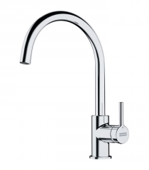 Franke Lina XL Einhebelmischer, Hochdruck Festauslauf, Chrom, 115.0626.018