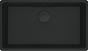 Franke Maris MRG 110-72 Fragranit+ Black Matt - Black Collection, Unterbausp�le 80 cm, Drehkopfventil, 125.0683.236