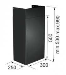 Franke Schacht schwarz (Zubeh�r), 112.0683.832