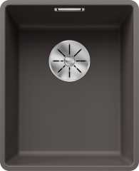 Blanco Subline 320-F Silgranit PuraDur 2, fl�chenb�ndig, Farbe vulkangrau, InFino Ablauf, 527342