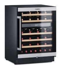 Dometic C46B, Weink�hlschrank mit zwei Zonen, 46 Flaschen, Edelstahl und Schwarz, EEK: G