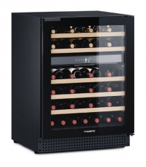 Dometic D46B, Weink�hlschrank mit zwei Zonen, 46 Flaschen, schwarz, EEK: G